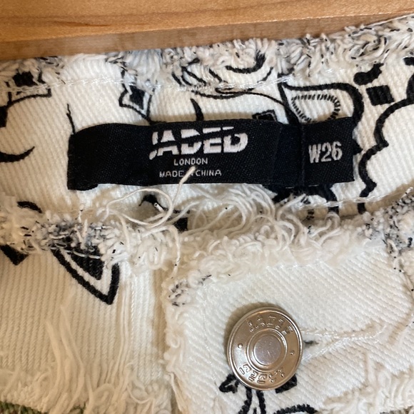 Jaded London Patchwork Bandana Jeans - Size 26 - Picture 6 of 6